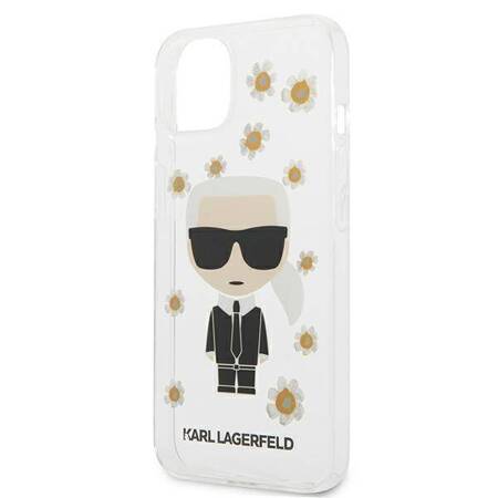 Karl Lagerfeld KLHCP13SHFLT iPhone 13 mini 5,4" przezroczysty/transparent Flower Ikonik Karl