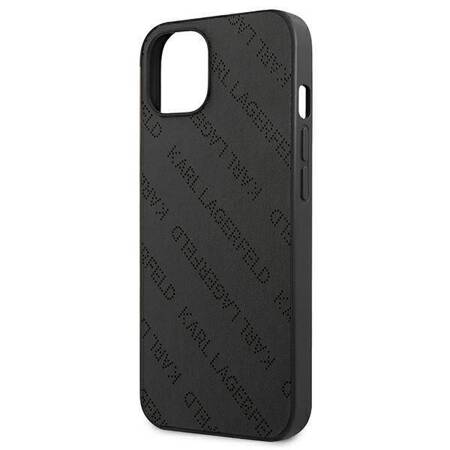 Karl Lagerfeld KLHCP13SPTLK iPhone 13 mini 5,4" hardcase czarny/black Perforated Allover