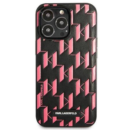 Karl Lagerfeld KLHCP13XMNMP1P iPhone 13 Pro Max 6,7" hardcase różowy/pink Monogram Plaque