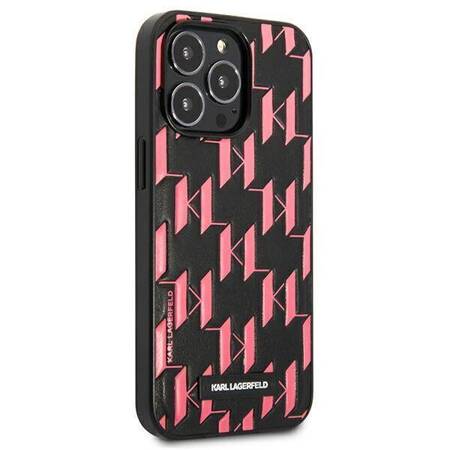 Karl Lagerfeld KLHCP13XMNMP1P iPhone 13 Pro Max 6,7" hardcase różowy/pink Monogram Plaque