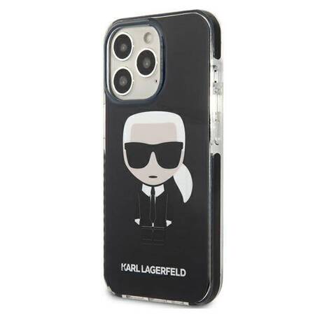 Karl Lagerfeld KLHCP13XTPEIKK iPhone 13 Pro Max 6,7" hardcase czarny/black Iconik Karl