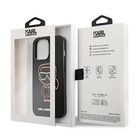 Karl Lagerfeld KLHCP13XTUOK iPhone 13 Pro Max 6,7" wielokolorowy/multicolor hardcase Karl Ikonik Outline