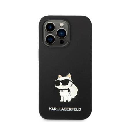 Karl Lagerfeld KLHCP14LSNCHBCK iPhone 14 Pro 6,1" hardcase czarny/black Silicone Choupette