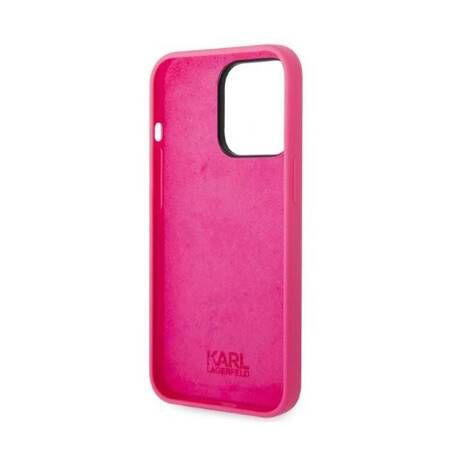 Karl Lagerfeld KLHCP14LSRSGRCF iPhone 14 Pro 6,1" hardcase różowy/pink Silicone RSG