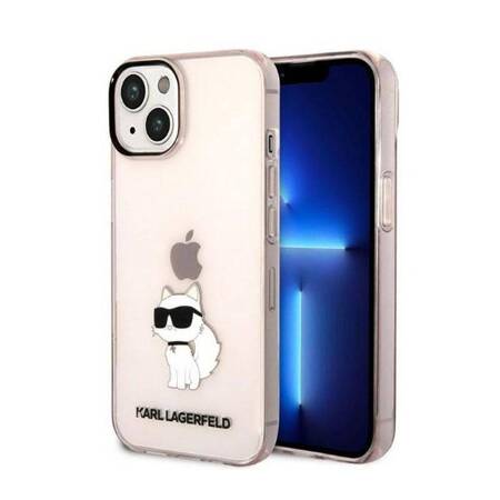 Karl Lagerfeld KLHCP14MHNCHTCP iPhone 14 Plus 6,7" różowy/pink hardcase Ikonik Choupette