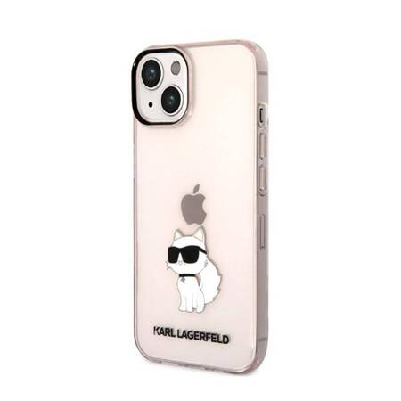 Karl Lagerfeld KLHCP14MHNCHTCP iPhone 14 Plus 6,7" różowy/pink hardcase Ikonik Choupette