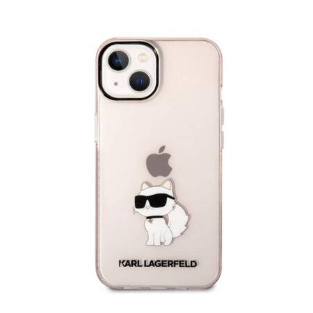 Karl Lagerfeld KLHCP14MHNCHTCP iPhone 14 Plus 6,7" różowy/pink hardcase Ikonik Choupette