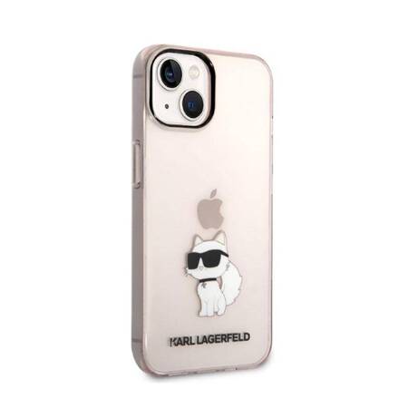 Karl Lagerfeld KLHCP14MHNCHTCP iPhone 14 Plus 6,7" różowy/pink hardcase Ikonik Choupette