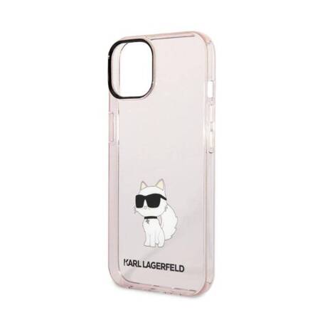 Karl Lagerfeld KLHCP14MHNCHTCP iPhone 14 Plus 6,7" różowy/pink hardcase Ikonik Choupette