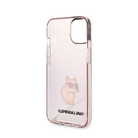 Karl Lagerfeld KLHCP14MHNCHTCP iPhone 14 Plus 6,7" różowy/pink hardcase Ikonik Choupette