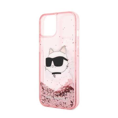 Karl Lagerfeld KLHCP14MLNCHCP iPhone 14 Plus 6,7" różowy/pink hardcase Glitter Choupette Head