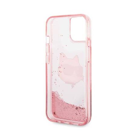 Karl Lagerfeld KLHCP14MLNCHCP iPhone 14 Plus 6,7" różowy/pink hardcase Glitter Choupette Head