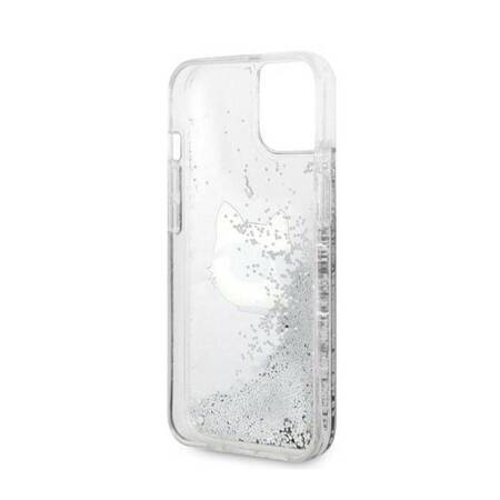 Karl Lagerfeld KLHCP14MLNCHCS iPhone 14 Plus 6,7" srebrny/silver hardcase Glitter Choupette Head