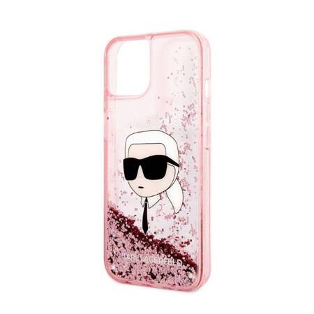 Karl Lagerfeld KLHCP14MLNKHCP iPhone 14 Plus 6,7" różowy/pink hardcase Glitter Karl Head