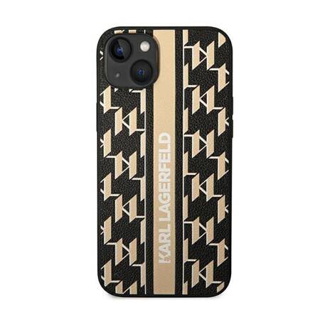 Karl Lagerfeld KLHCP14MPGKLSKW iPhone 14 Plus 6,7" hardcase brązowy/brown Monogram Stripe