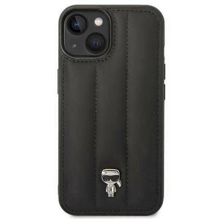 Karl Lagerfeld KLHCP14MPSQPK iPhone 14 Plus 6,7" hardcase czarny/black Puffy Ikonik Pin