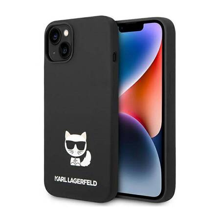 Karl Lagerfeld KLHCP14MSLCTBK iPhone 14 Plus 6,7" hardcase czarny/black Silicone Choupette Body