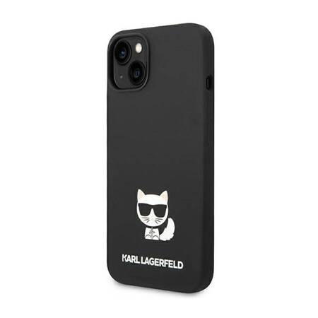 Karl Lagerfeld KLHCP14MSLCTBK iPhone 14 Plus 6,7" hardcase czarny/black Silicone Choupette Body