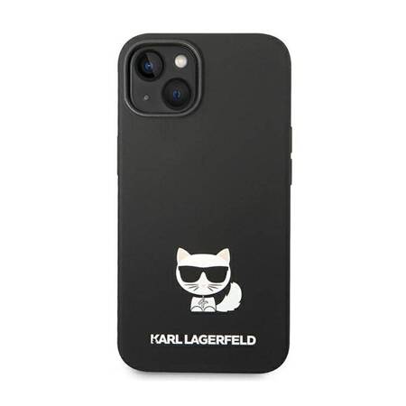 Karl Lagerfeld KLHCP14MSLCTBK iPhone 14 Plus 6,7" hardcase czarny/black Silicone Choupette Body