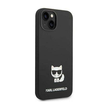 Karl Lagerfeld KLHCP14MSLCTBK iPhone 14 Plus 6,7" hardcase czarny/black Silicone Choupette Body