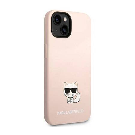 Karl Lagerfeld KLHCP14MSLCTPI iPhone 14 Plus 6,7" hardcase jasnoróżowy/light pink Silicone Choupette Body