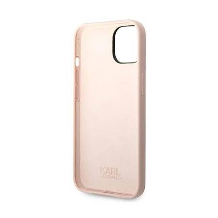 Karl Lagerfeld KLHCP14MSLKHLP iPhone 14 Plus 6,7" hardcase różowy/pink Silicone Karl`s Head