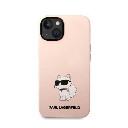 Karl Lagerfeld KLHCP14MSNCHBCP iPhone 14 Plus 6,7" hardcase różowy/pink Silicone Choupette