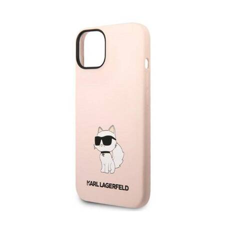 Karl Lagerfeld KLHCP14MSNCHBCP iPhone 14 Plus 6,7" hardcase różowy/pink Silicone Choupette