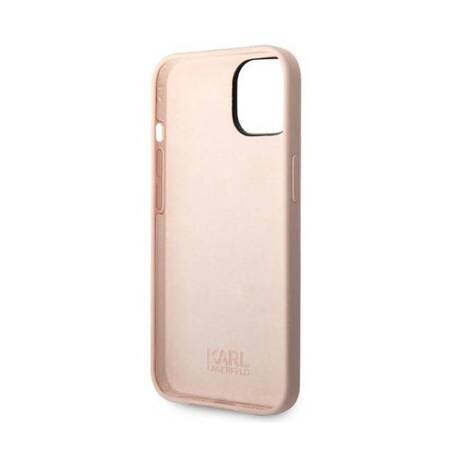 Karl Lagerfeld KLHCP14MSNIKBCP iPhone 14 Plus 6,7" hardcase różowy/pink Silicone Ikonik