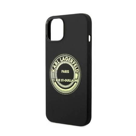 Karl Lagerfeld KLHCP14MSRSGRCK iPhone 14 Plus 6,7" hardcase czarny/black Silicone RSG