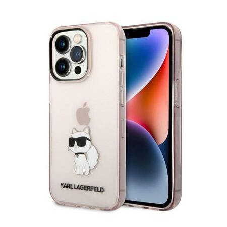 Karl Lagerfeld KLHCP14XHNCHTCP iPhone 14 Pro Max 6,7" różowy/pink hardcase Ikonik Choupette