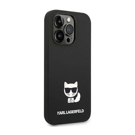 Karl Lagerfeld KLHCP14XSLCTBK iPhone 14 Pro Max 6,7" hardcase czarny/black Silicone Choupette Body