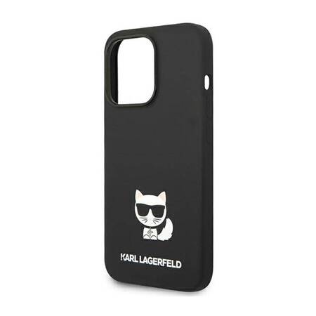 Karl Lagerfeld KLHCP14XSLCTBK iPhone 14 Pro Max 6,7" hardcase czarny/black Silicone Choupette Body