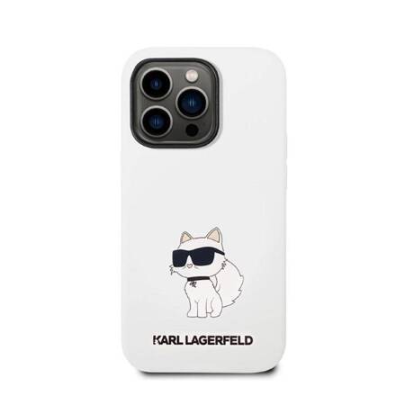 Karl Lagerfeld KLHCP14XSNCHBCH iPhone 14 Pro Max 6,7" hardcase biały/white Silicone Choupette