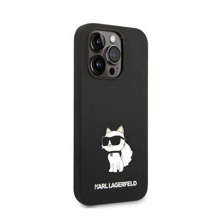 Karl Lagerfeld KLHCP14XSNCHBCK iPhone 14 Pro Max 6,7" hardcase czarny/black Silicone Choupette