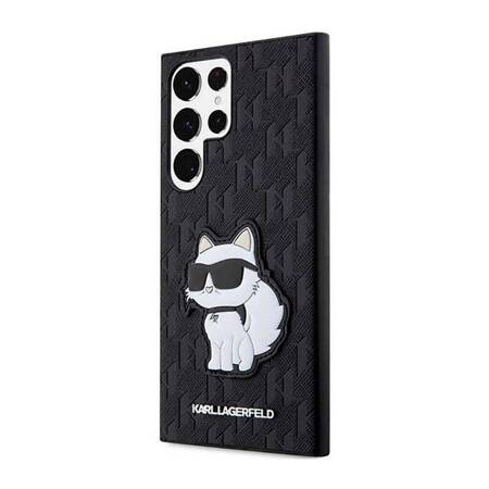 Karl Lagerfeld KLHCS23LSAKLHCPK S23 Ultra S918 hardcase czarny/black Saffiano Monogram Choupette