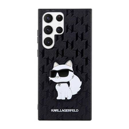 Karl Lagerfeld KLHCS23LSAKLHCPK S23 Ultra S918 hardcase czarny/black Saffiano Monogram Choupette