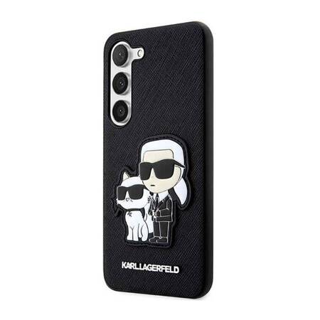 Karl Lagerfeld KLHCS23MSANKCPK S23+ S916 hardcase czarny/black Saffiano Karl & Choupette