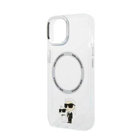 Karl Lagerfeld KLHMP14MHNKCIT iPhone 14 Plus 6,7" hardcase transparent Iconic Karl&Choupette Magsafe