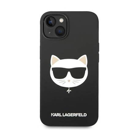 Karl Lagerfeld KLHMP14MSLCHBK iPhone 14 Plus 6,7" hardcase czarny/black Silicone Choupette Head Magsafe