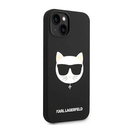 Karl Lagerfeld KLHMP14MSLCHBK iPhone 14 Plus 6,7" hardcase czarny/black Silicone Choupette Head Magsafe