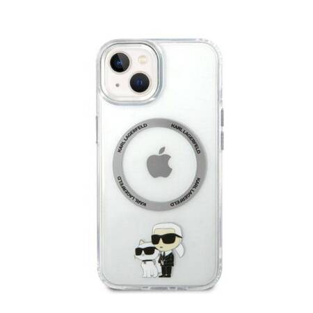 Karl Lagerfeld KLHMP14SHNKCIT iPhone 14 6,1" hardcase transparent Iconic Karl&Choupette Magsafe