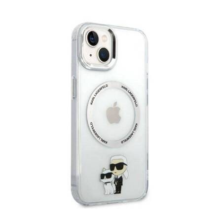 Karl Lagerfeld KLHMP14SHNKCIT iPhone 14 6,1" hardcase transparent Iconic Karl&Choupette Magsafe