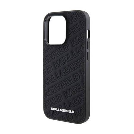 Karl Lagerfeld Quilted K Pattern - Etui iPhone 15 Pro (czarny)