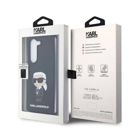 Karl Lagerfeld Silicone Ikonik - Etui Samsung Z Fold 5 (czarny)