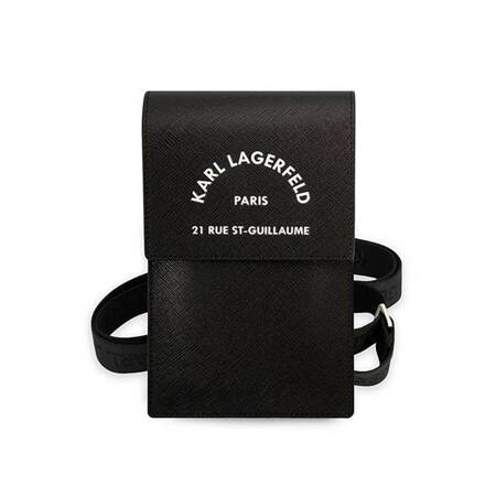Karl Lagerfeld Torebka KLWBSARSGK czarny/black Embossed RSG