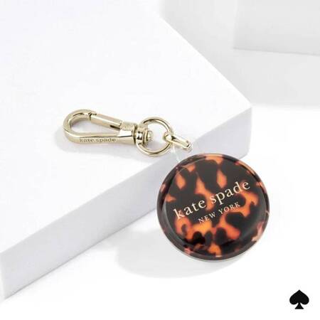 Kate Spade New York Keychain Holder - Etui ochronne brelok do Apple AirTag (Tortoiseshell)