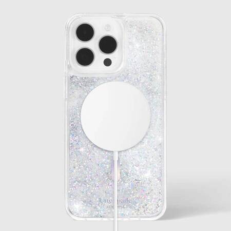 Kate Spade New York Liquid Glitter MagSafe - Etui iPhone 15 Pro Max (Opal Iridescent)