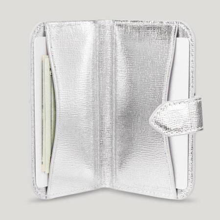 Kate Spade New York Morgan MagSafe Wallet - Portfel magnetyczny (Metallic Silver)