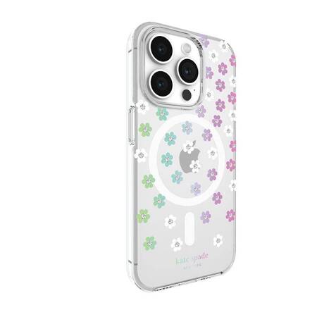 Kate Spade New York Protective MagSafe - Etui iPhone 15 Pro (Scattered Flowers)